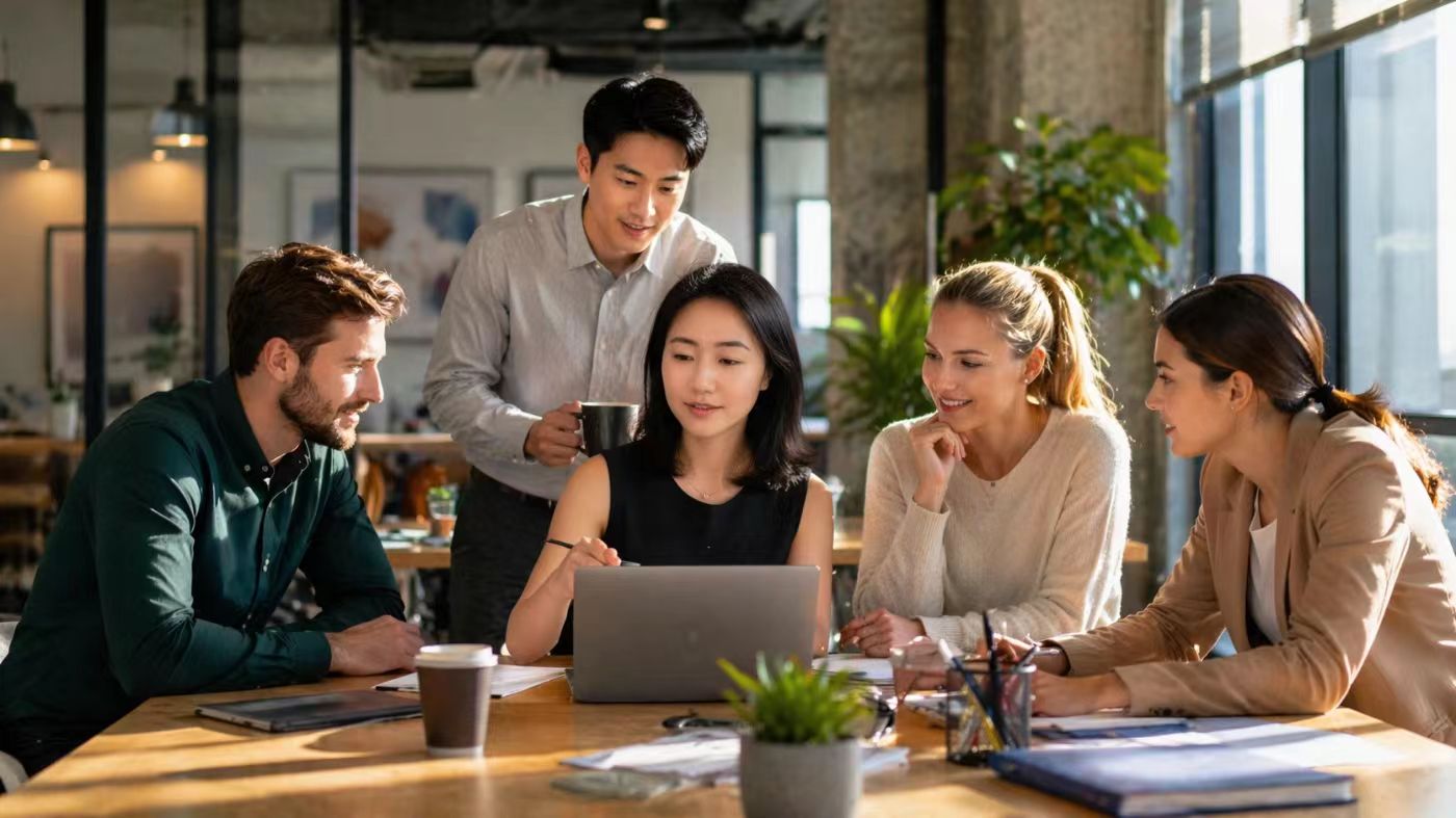 International business and marketing collaboration