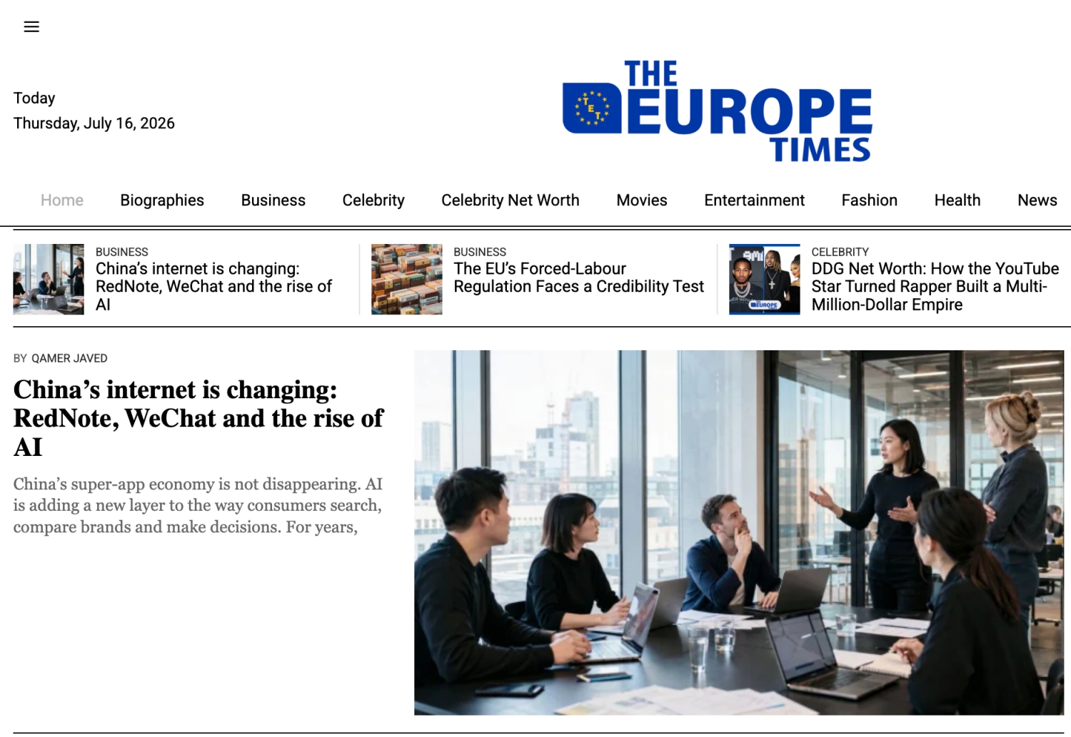 The Europe times Gogetop Marketing feature.jpg