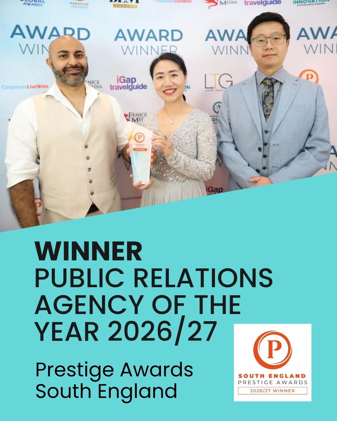 Yingqi Ann Zhu and a Gogetop Marketing colleague with Osmaan Mahmood, Founder & CEO of Fenice Me.jpg