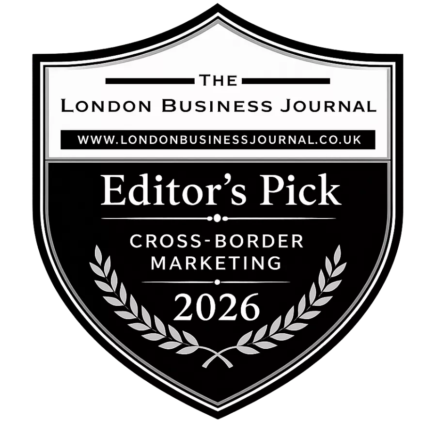 London Business Journal Editor's Pick 2026 for Cross-Border China Marketing badge